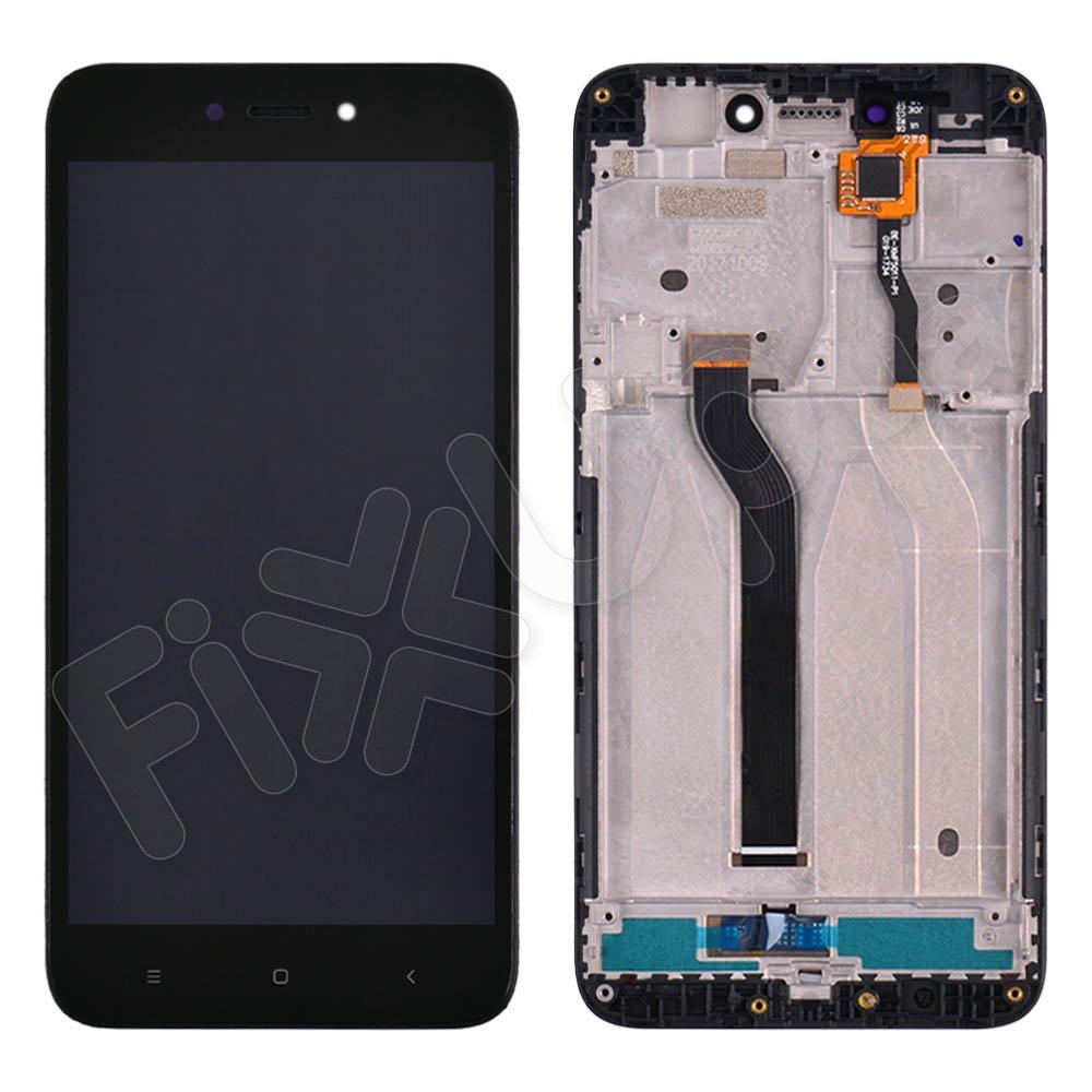 Дисплей для Xiaomi Redmi 5A з тачскріном і рамкою в зборі, колір чорний