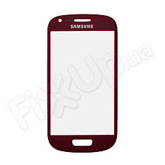 Скло корпусу для Samsung i8190 Galaxy S3 mini, колір червоний