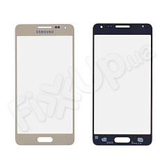 Скло корпусу для Samsung G850F Galaxy Alpha, колір золотий