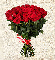 Букет із червоних троянд 31 шт. (50 см)