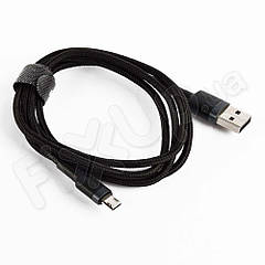 Кабель Micro-USB Baseus cafule (CAMKLF-BG1) 1m, колір black gray, 2.4 A