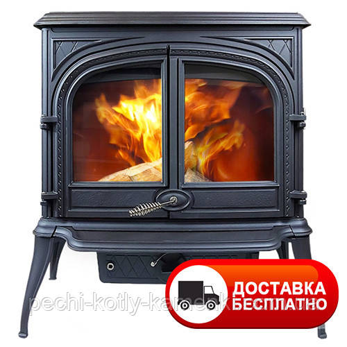 Чавунна піч KawMet S8 (13.9 KW) Premium HELIO з вторинним допалюванням