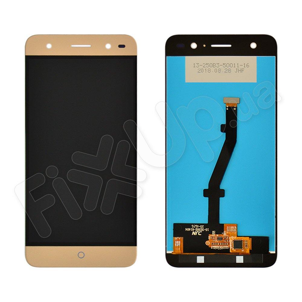 Дисплей для ZTE V7 Lite з тачскріном в зборі, колір золотий