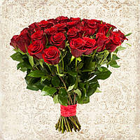 Букет із червоних троянд 51 шт. (50 см)
