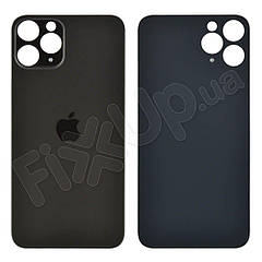 Задня кришка для iPhone 11 Pro, колір сірий, з великим отвором під камеру