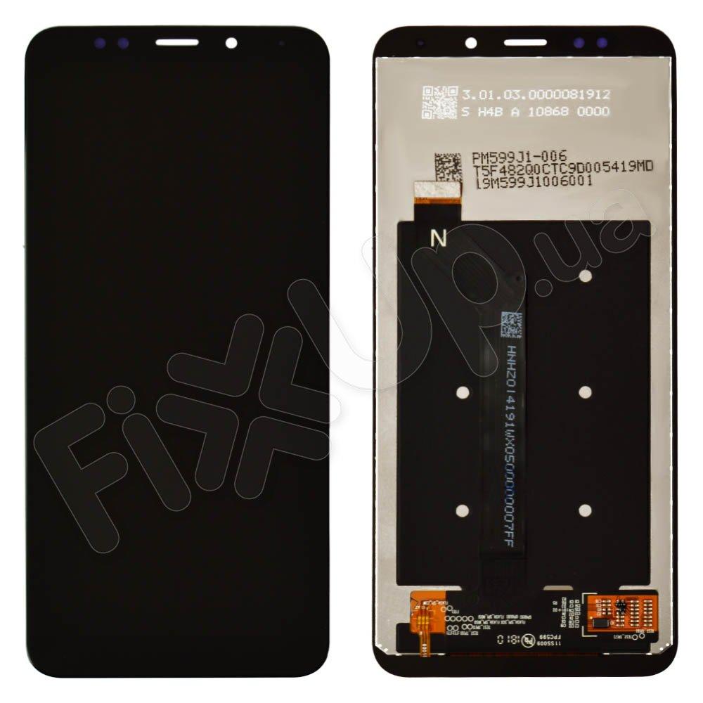 Дисплей для Xiaomi Redmi 5 Plus з тачскріном в зборі, колір чорний, оригінал