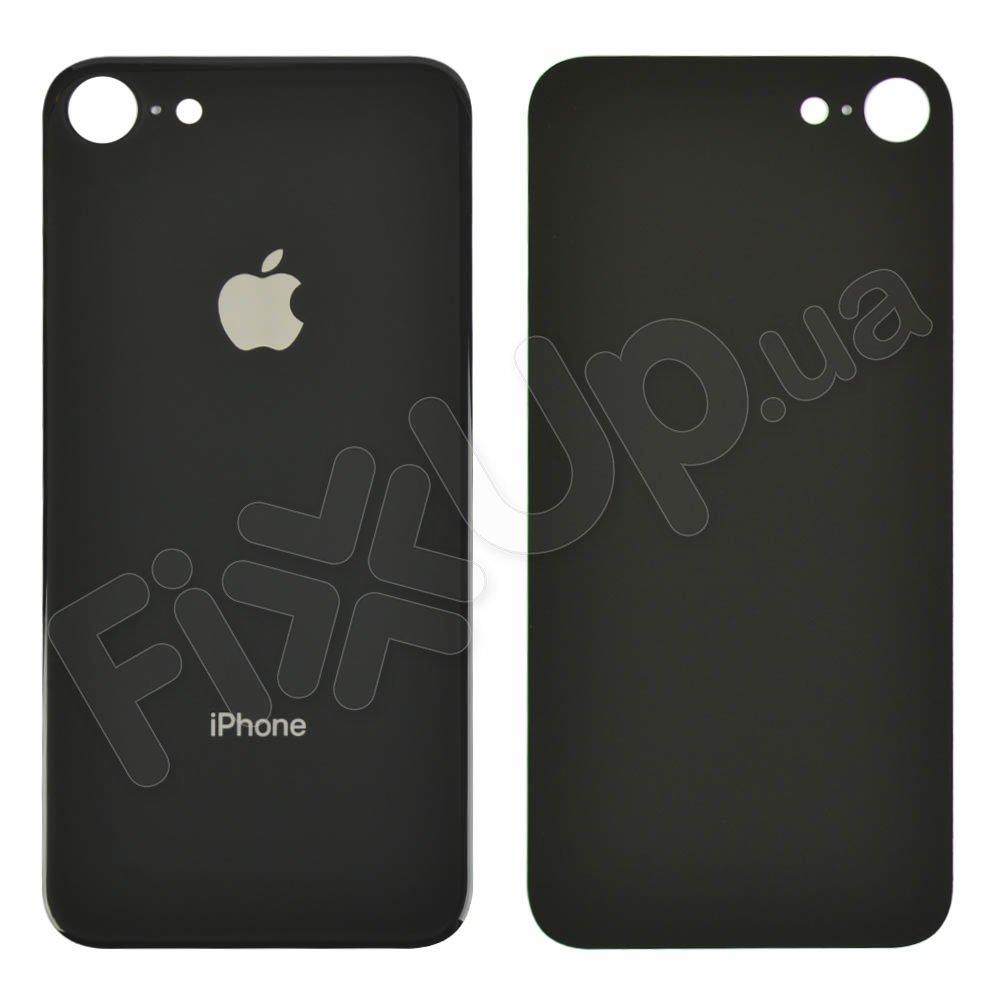 Задня кришка для iPhone 8, колір space grey, з великим отвором під камеру