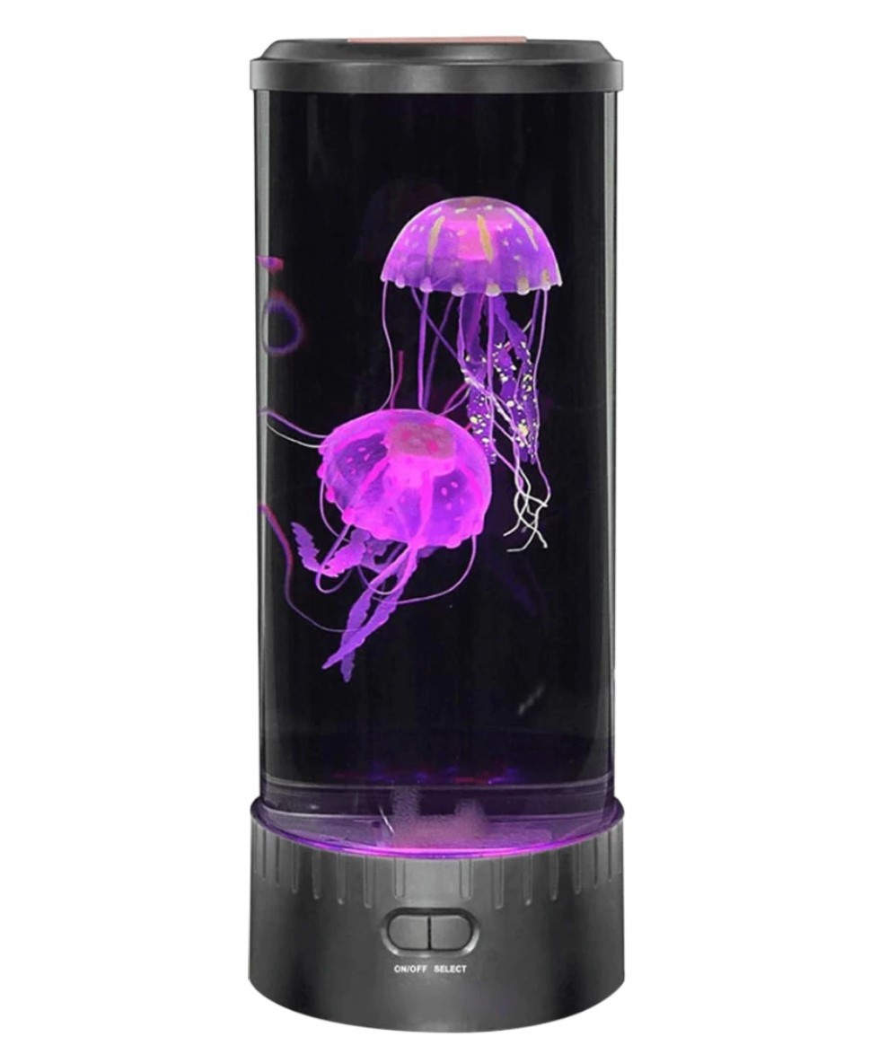 Лампа-нічник зі світлодіодними медузами LED Jellyfish Mood Lamp | Нічник-акваріум з медузами