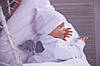 Набір для хрещення Ангел срібло, крижма і комбінезон з шапочкою, фото 7
