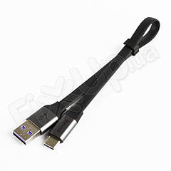 Кабель Type-C Baseus Simple HW Quick Charge 40W (CATMBJ-BG1), 0.23 м, колір (чорний, сірий)