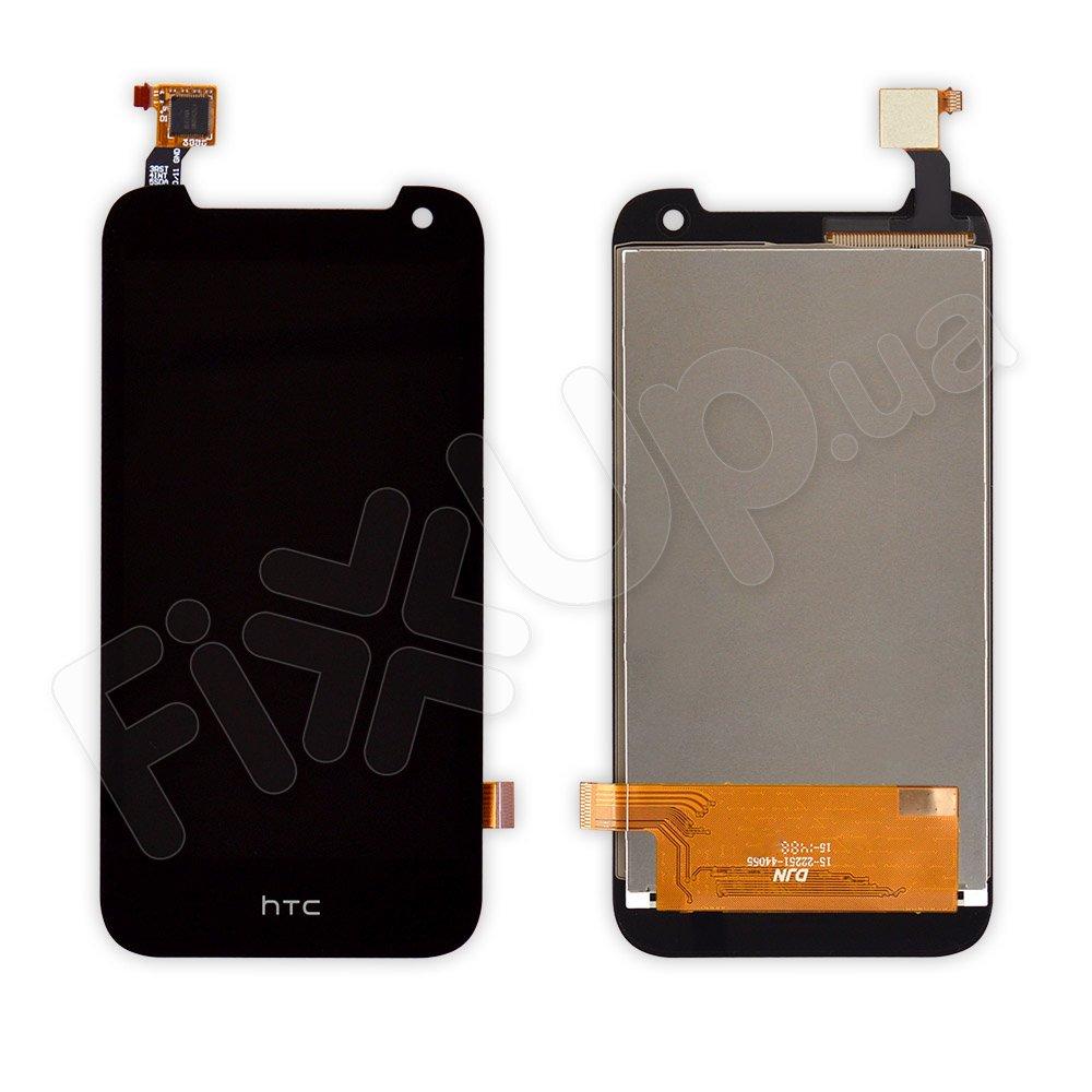 Дисплей HTC Desire 310 з тачскрином у зборі, колір чорний, велика мікросхема