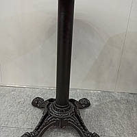 База ніжка опора столу чавунна з фігурною основою 4 опори знизу
