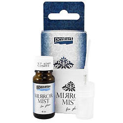 Фарба-спрей "Ефект дзеркала" для скла, 10 мл, Pentart
