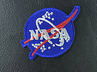 Нашивка NASA эмблема 50х50 мм