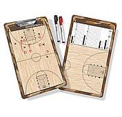 Дошка тренерська баскетбольна тактична GoSport Basketball Coaching Board 24х40 см (GS01)