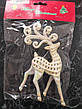 Новорічна підвіска на ялинку "Олень", розміри 7х16 см, матеріал пластик, 1 шт. в пакованні, фото 2
