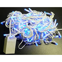 Гірлянда Вулиця 100LED 10м. з контролером 220В (Білий), Синій, фото 3