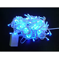 Гірлянда Вулиця 100LED 10м. з контролером 220В (Білий), Синій, фото 4