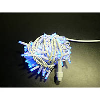 Гірлянда вулиця 100LED (RD-7098) 10м (Ø 3,3) (флеш) (контрол.220V)+удлен. Провід-Білий, Колір ламп-Синій (20), фото 4