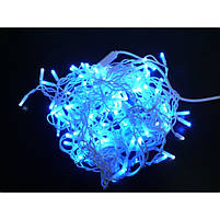 Бахрома вулиця 120LED (RD-7114) (Ø 3,3) 4м, 30/50/70см (флеш) Провід-Білий, Колір ламп-Синій (20), фото 3