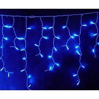 Бахрома вулиця 120LED (RD-7114) (Ø 3,3) 4м, 30/50/70см (флеш) Провід-Білий, Колір ламп-Синій (20), фото 2