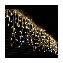 Бахрома вулиця 120LED (RD-7118) (Ø 3,3) 4м, 30/50/70см (флеш) Провід-Білий, Колір ламп-Теплий (20), фото 2