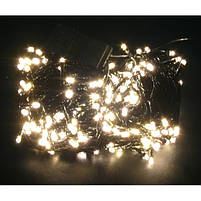 Гірлянда Діод 300LED 25м. Білий (теплий), Чорний провід, фото 4