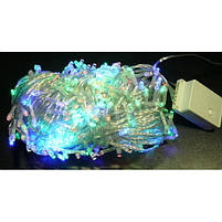 Гірлянда 400 LED (RD-7147) 30 м Провід-Білий, Колір ламп-Мікс (30), фото 3