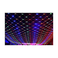 Гірлянда Сітка 120LED 1,5x1,5м Мікс (різнобарвна), заглушка., фото 4