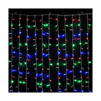 Гірлянда штора 120LED 1.5 м*1.5 м Колір ламп-Мікс (100), фото 4
