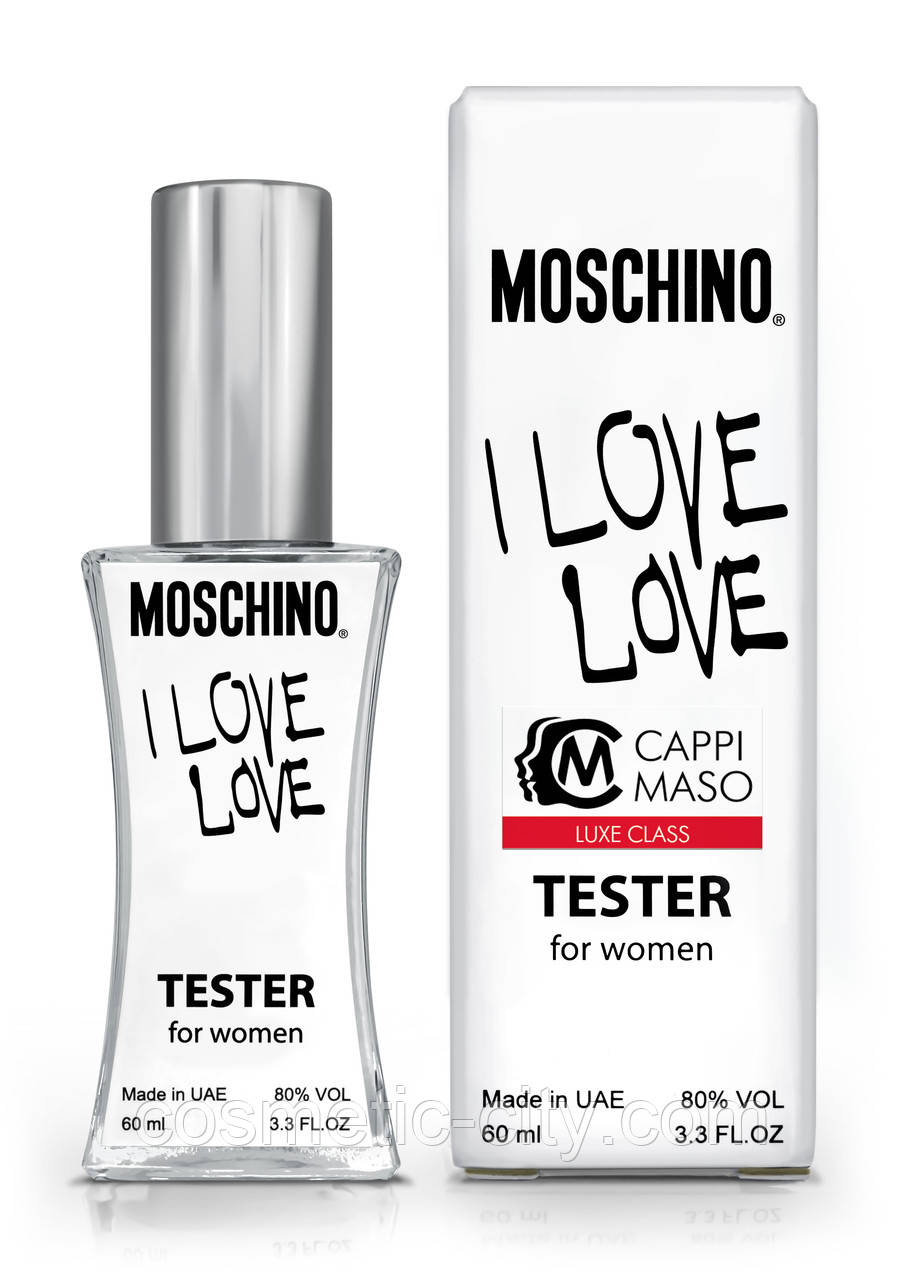Тестер жіночий LUXE CLASS Moschino I Love Love, 60 мл