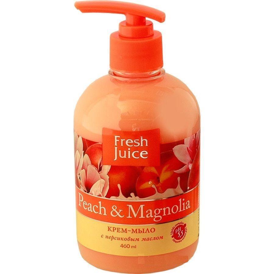 Рідке крем мило Fresh Juice персик та магнолія 460г з дозатором