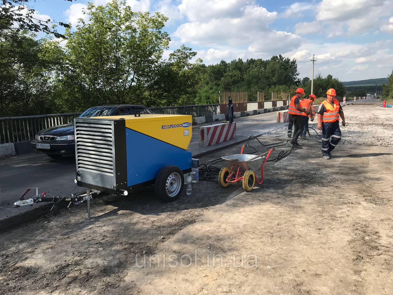 Дизельний компресор для відбійних молотків купити