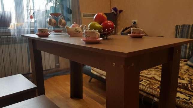 Стіл по Вашим розмірами і кольорами на Дерев'яних ніжках, фото 1