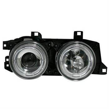 Скло фар BMW Е30/32/34 КОМПЛЕКТ Гладкі