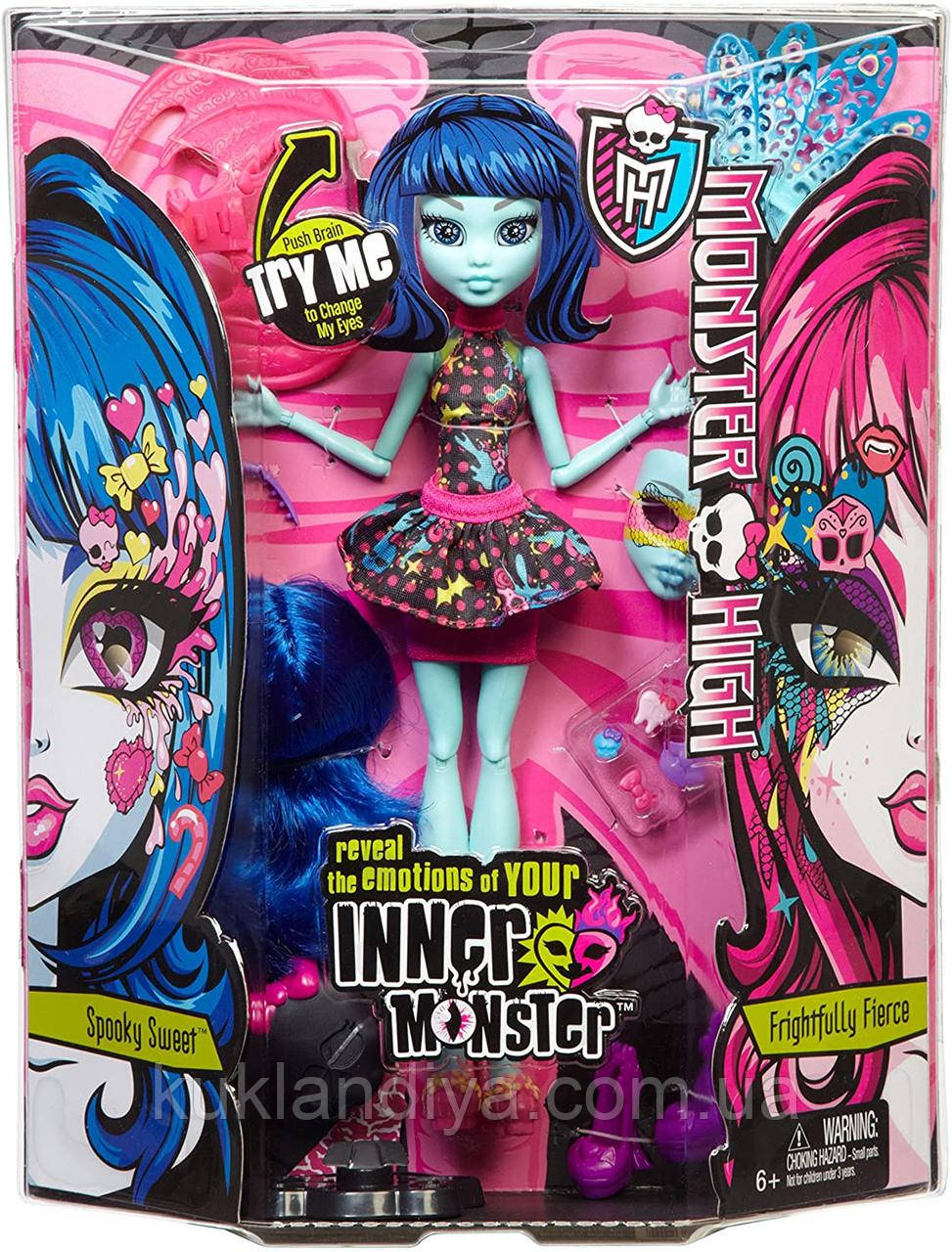 Лялька Monster High Внутрішній монстр моторошно солодка та жахливо люта, фото 1