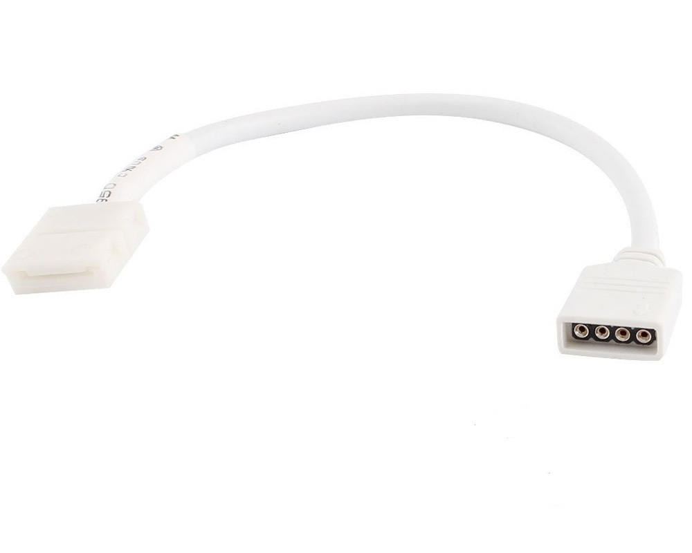 Соединительный Коннектор 4pin Мама + Зажим для Светодиодной Ленты RGB ...