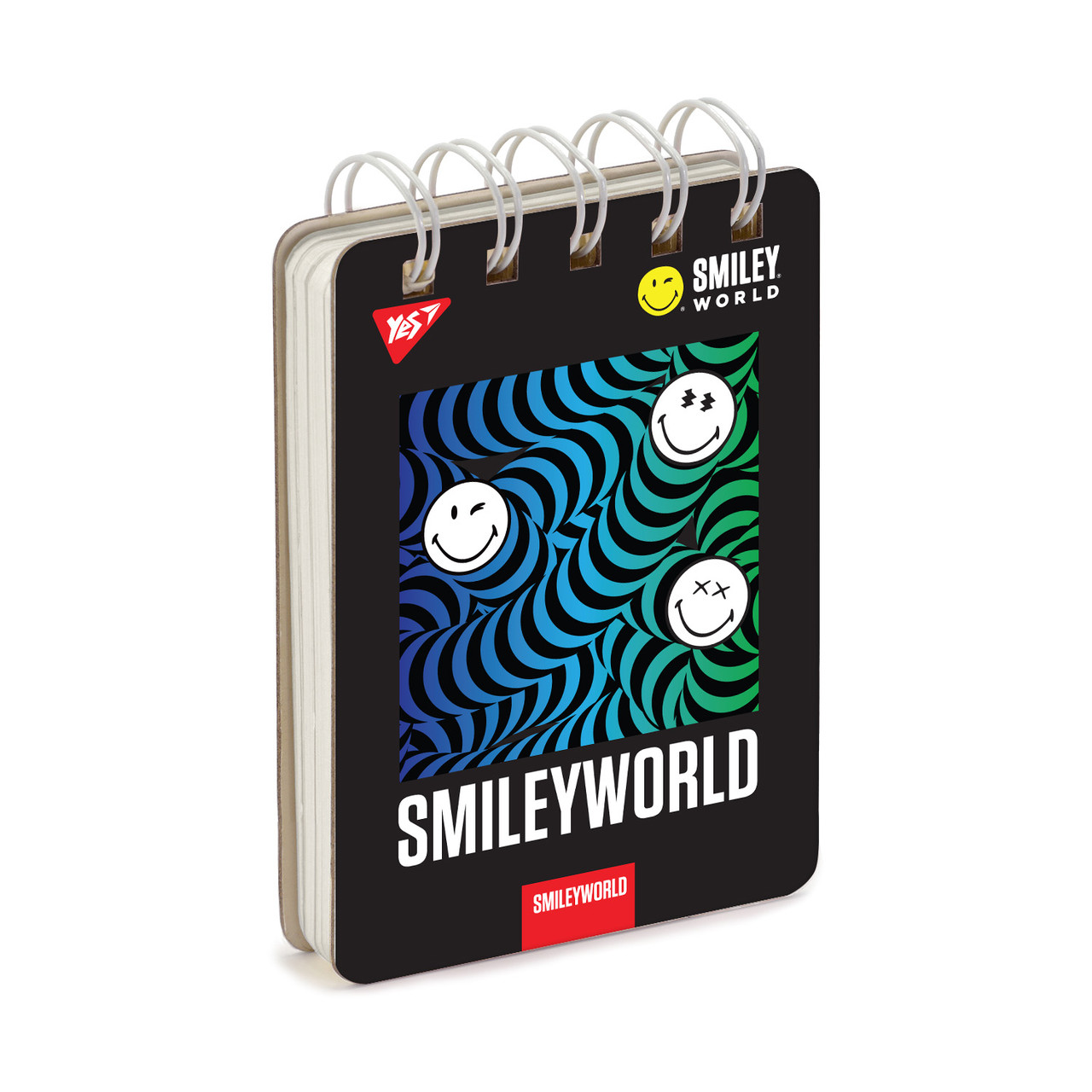 Зошит для записів А7/80 од.спіраль, "SMILEY_WORLD" YES