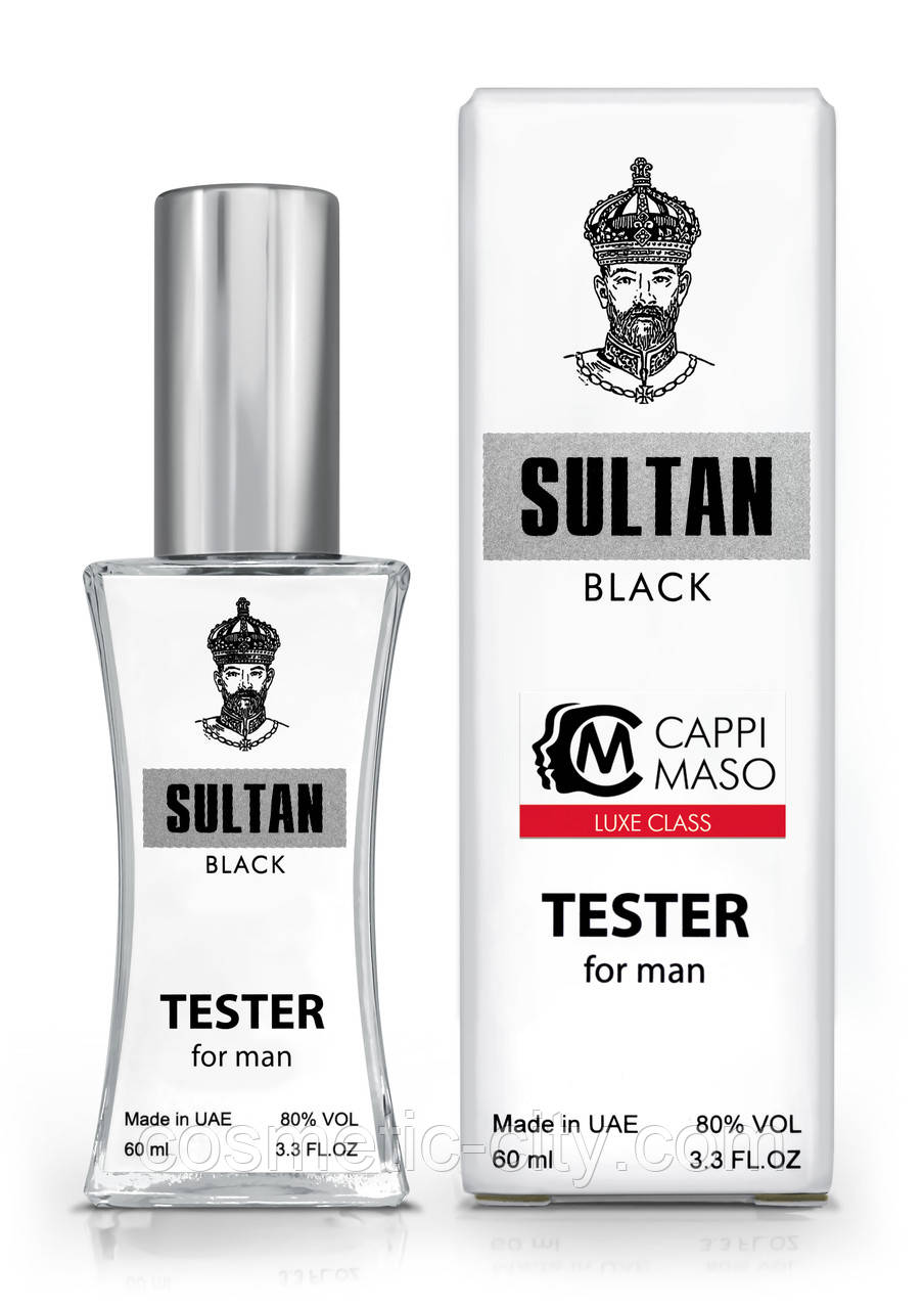 Тестер чоловічий LUXE CLASS Sultan Black, 60 мл