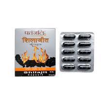 Шиладжит/Shilajit, «гірна смола» муміє Patanjali, 20 капсул