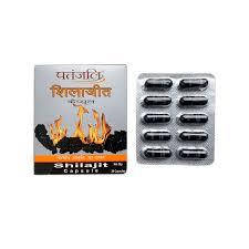 Шиладжит/Shilajit, «гірна смола» муміє Patanjali, 20 капсул, фото 1