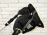 Рукавички-Муфта на коляску Ok Style Sport (Чорний), фото 4