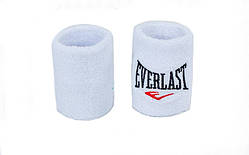 Напульсник спортивний махровий білий (1 шт.) BC-5755-W, Білий, Розмір (EU) — 1SIZE