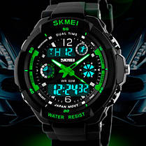 Дитячі наручний годинник кварцові Skmei S-Shock Green 0931, фото 5