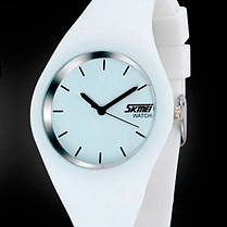 Дитячі годинники Skmei Rubber White 9068C, фото 4