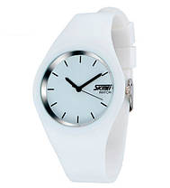 Дитячі годинники Skmei Rubber White 9068C, фото 3