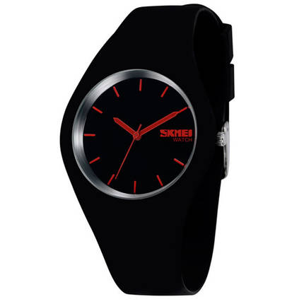 Мужские наручные часы Skmei Rubber Black II 9068, фото 1