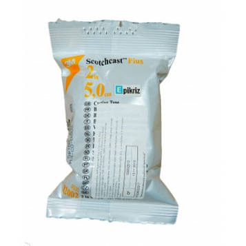 Бинт Scotchcast Plus полімерний жорсткий для іммобілізації 5,0 см х 3,6 м білий