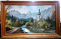 Картина "Церква в горах "