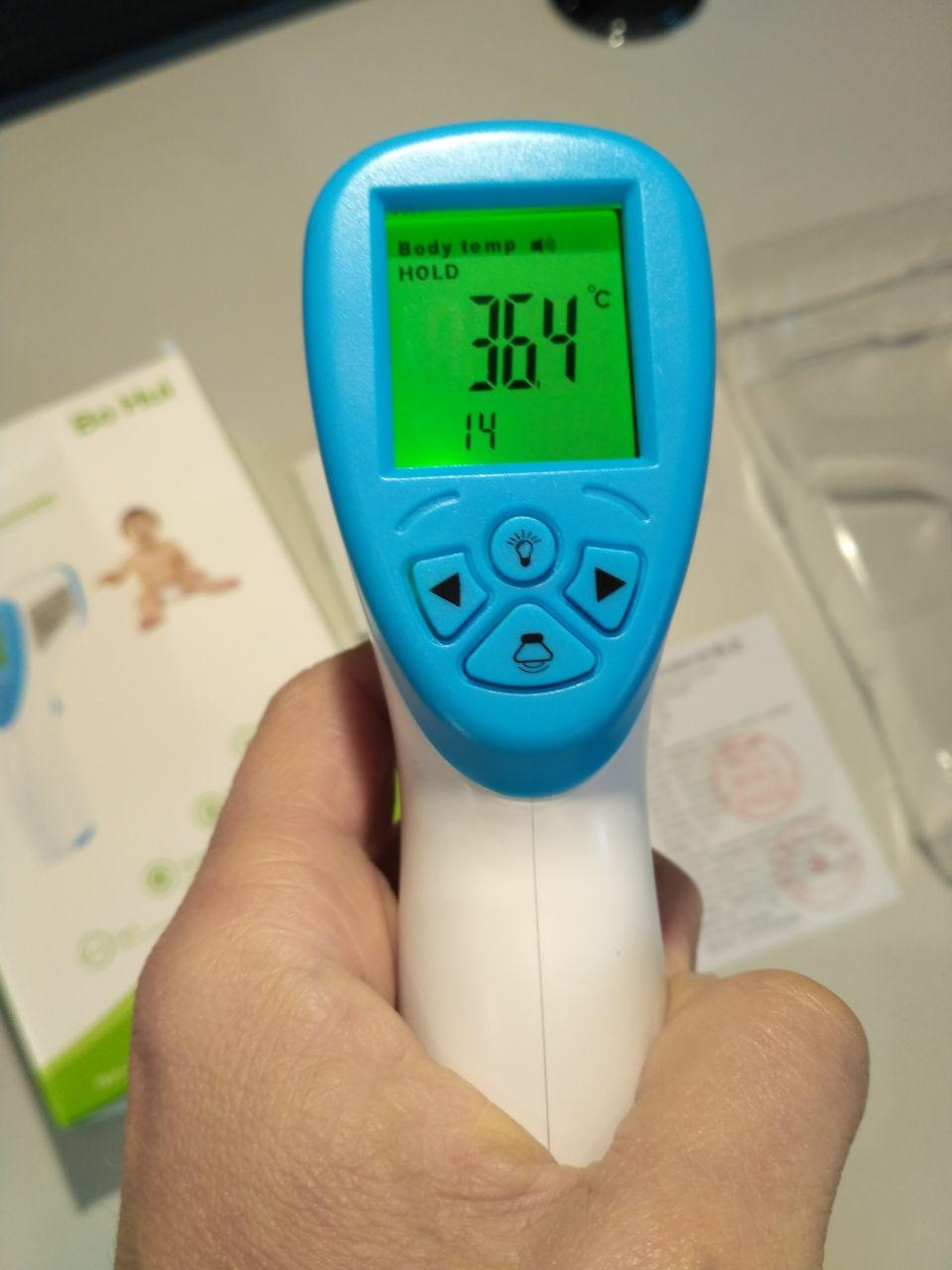 Безконтактний інфрачервоний термометр 32~42.9°C, PROTESTER T-168